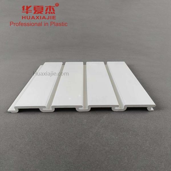 Smooth High Glossy Pvc Slatwall Panel For Home Interior
