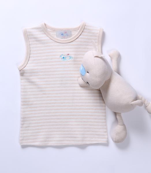 Millidoll Original colour cotton Antibacterial  babies pyjamas sleeping vest 2-6 years boys