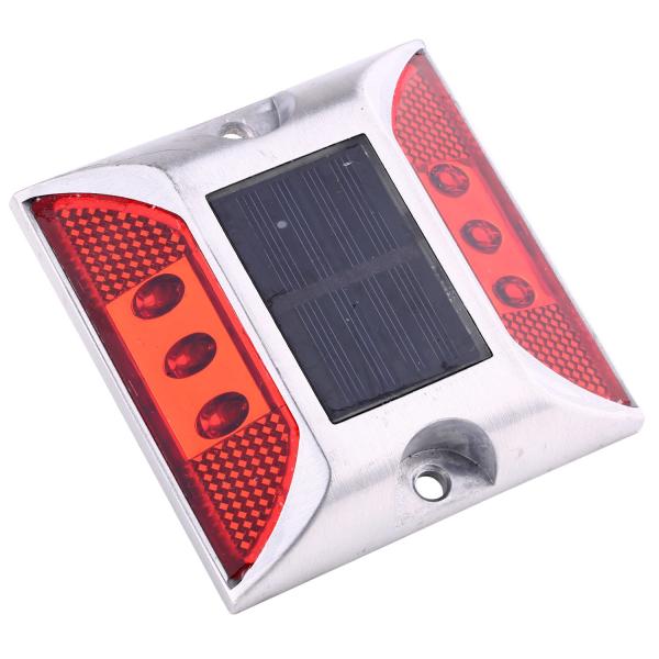 Aluminum 80 Degree road solar studs 800m Visual Distance For Mountain Roads