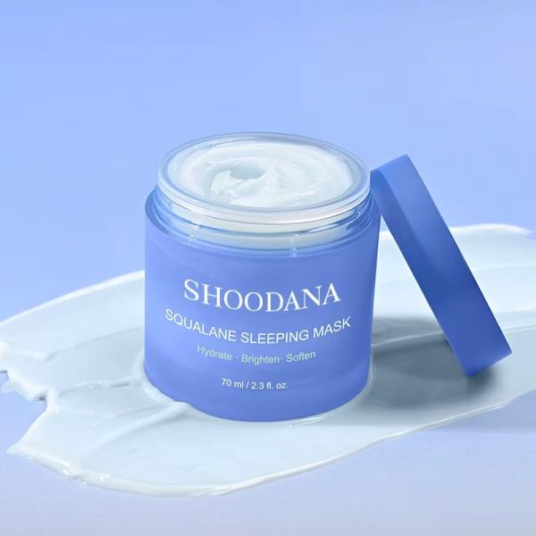 OEM ODM Nature douce Aqua Squalane Probiotique au cours de la nuit Radiance de la peau du visage Dormir profondément Crème hydratante nutritive