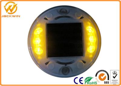 Round Aluminum Solar Reflectors Catseye Road Stud Rainproof Anti - High Temperature