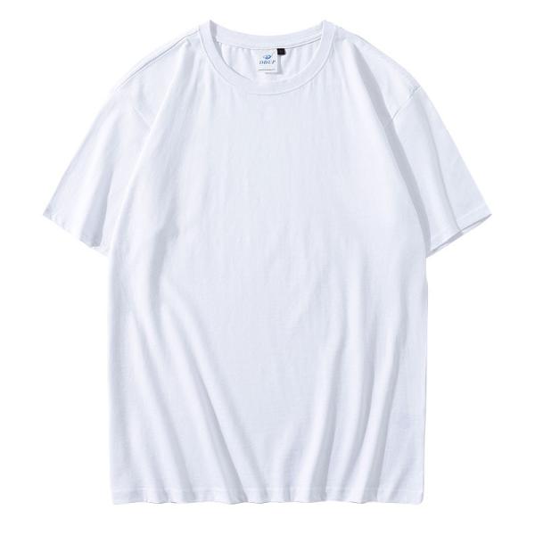 T-shirt lisos desproporcionados do algodão das camisas grossas unisex da planície T