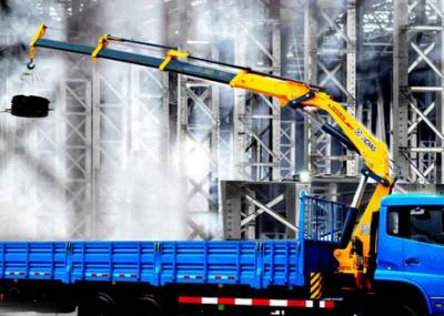 Durable XCMG Folding Boom Truck Mounted Crane 10T For City Construction