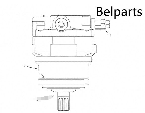 Экскаватор E330D пригонки мотора 2003373 качаний гидравлический