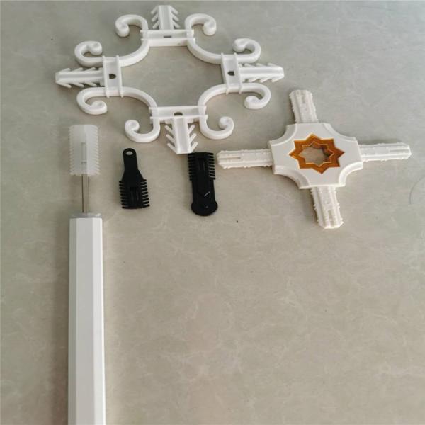 perfil 7*16 de alumínio com o conector transversal da flor e extremidade para o instalador da vitrificação dobro