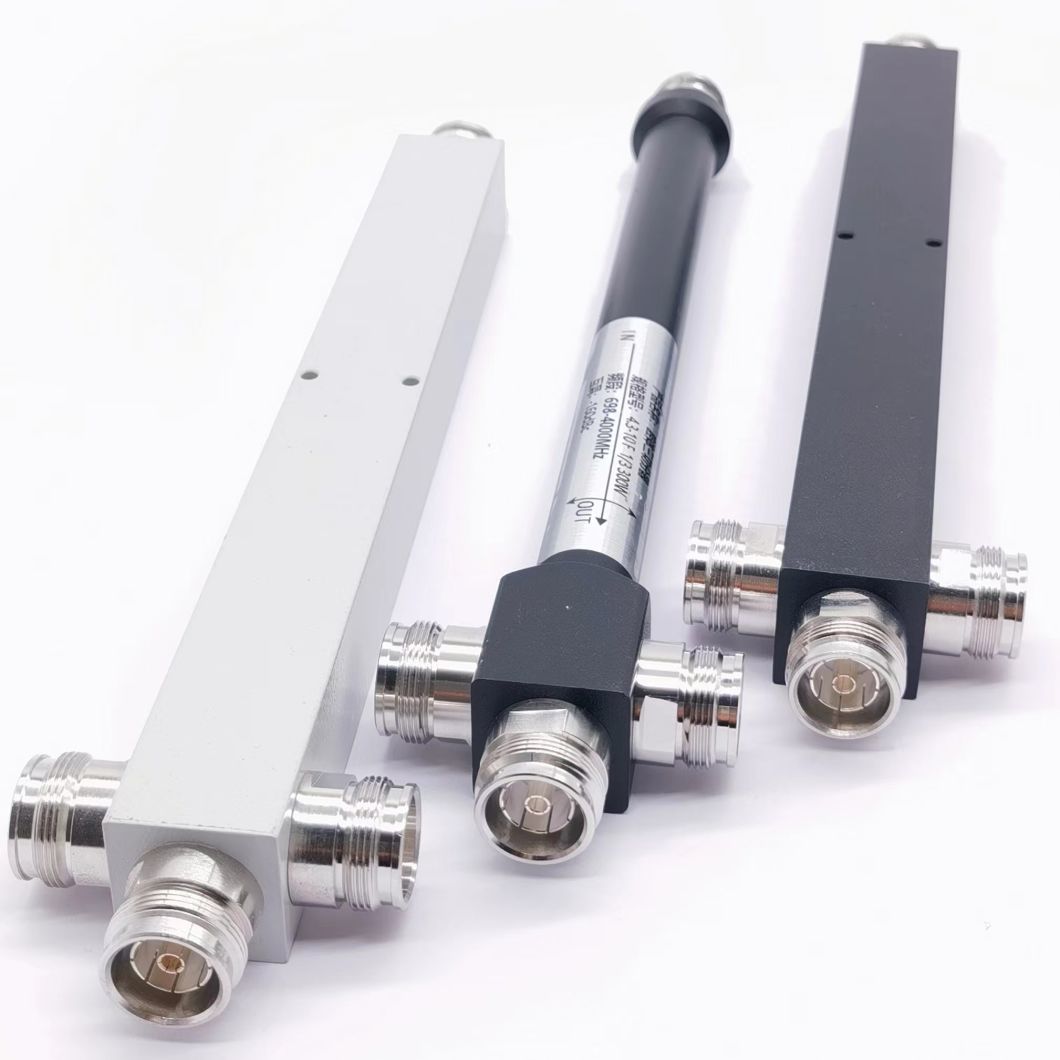3200W IP65 4.3-10 Женщина Радиочастотная полость Power Splitter 2 Way 698-4000МГц 50омм для прочного