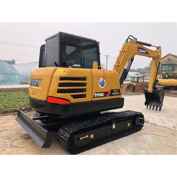 SANY SY60C utilizó el excavador Mini Digger Small For Construction de la correa eslabonada