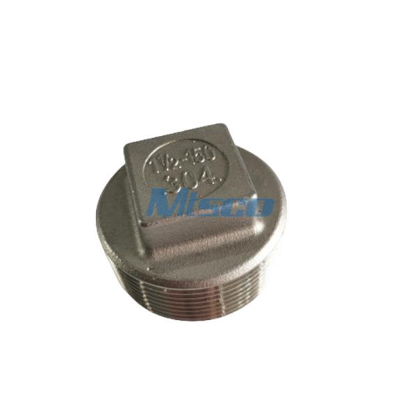 Square Male Threaded Plug A P Surface For Water Transportation