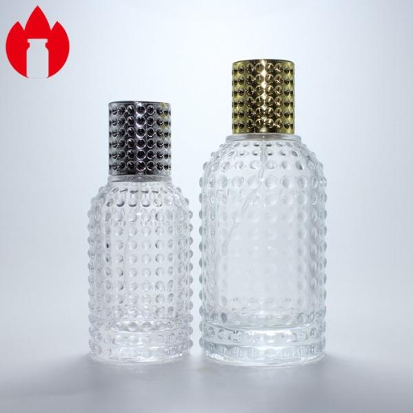 Customized Cosmetic Perfume Glass Bottle Vial With Pump Sprayer