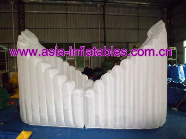 Inflatable Ingot shape Exhibition Clamshell building dome