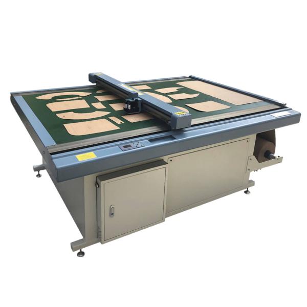 3mm Cutting Thickness 1500x1000mm Print Dimension Flatbed Cutter Plotter with HP45 Universal Ink for Kraft Paper and White Paper