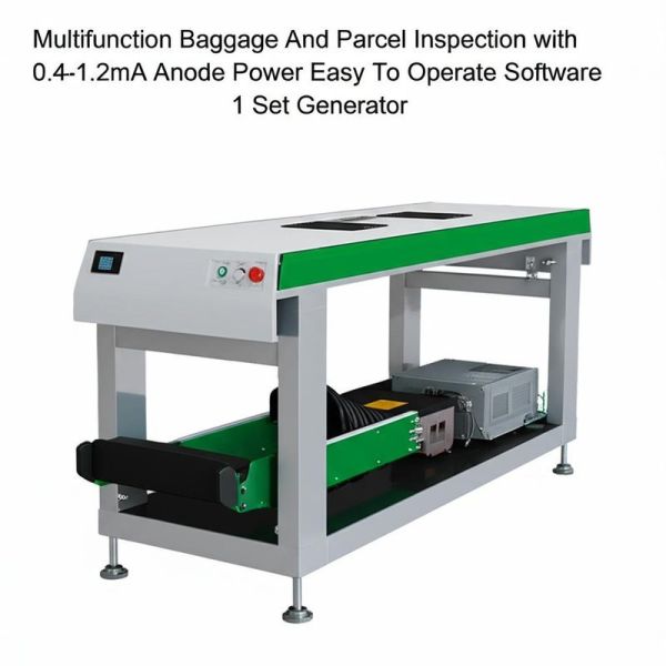 Multifunction Baggage And Parcel Inspection with 0.4-1.2mA Anode Power Easy To Operate Software and 1 Set Generator