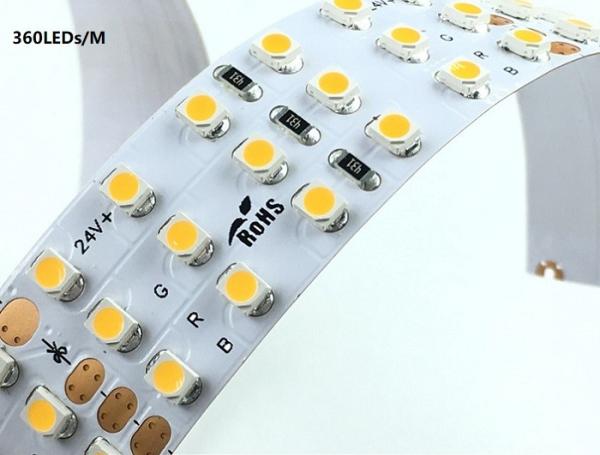 3528 Flexible LED Strip Lights DC12V 24V 60LEDs 108LEDs 120LED 240LEDs 360LEDs/M 480LEDs/m IP65 IP67 IP68 waterproof