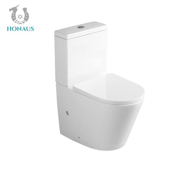 Luxury Gravity Flush Glaze Comfort Height Elongated Toilet Hotel Toilet Bowl