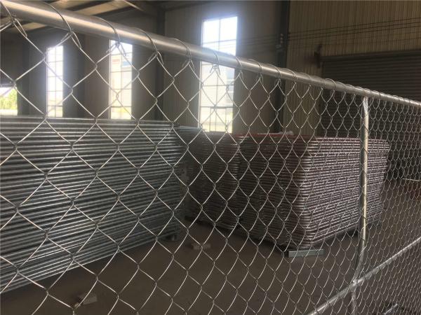 chain link temporary construction fence panels 6FT X 10F Mesh 2 3/8  x 2 3/8 ( 60mm x 60mm ) x 12 gauge wire