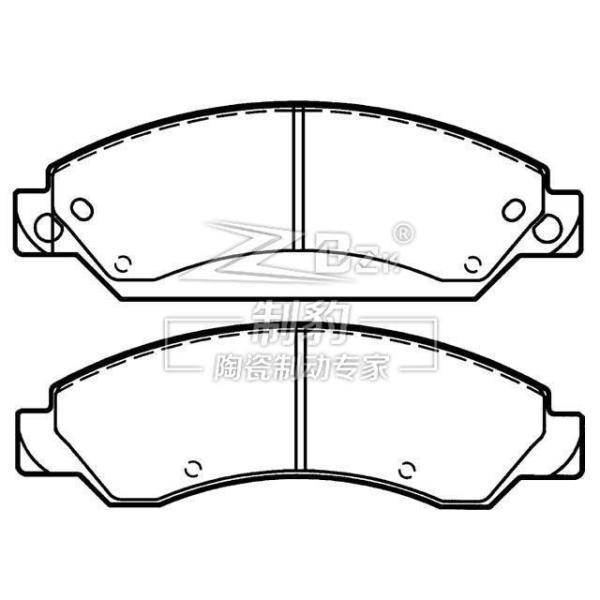 Escalade, pastilha de freio cerâmica, D1092,89059119, F