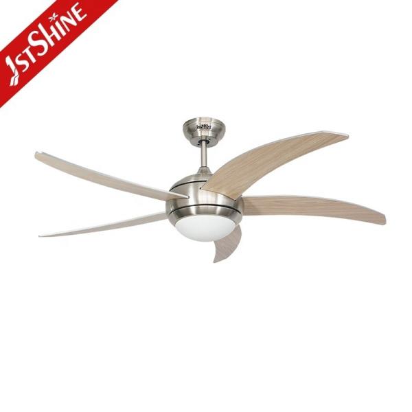 Pull Chain 220V 5 MDF Blades Ventilação grande AC Ventilador de teto para decoração de restaurante 2-