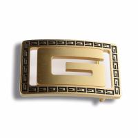 O fecho feito sob encomenda do hardware da fivela de cinto gravou a correia redonda do metal