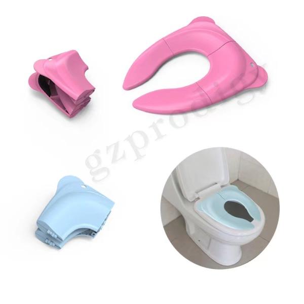 Compact Size Easy Carry Baby Potty Training Seat Foldable Potty Seat Cover