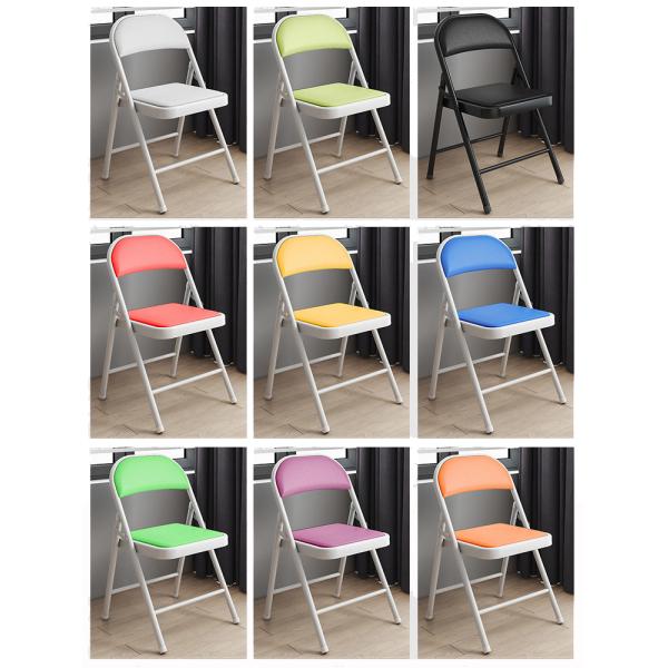 Outdoor Wedding Party Folding Chair Stackable Vinyl Chaise Pliante for Outdoor Events