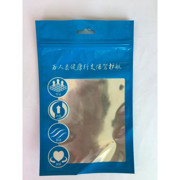 Composite Three Side Seal Bone Aluminum Foil Ziplock Bag Insole Shoes Heel Packing
