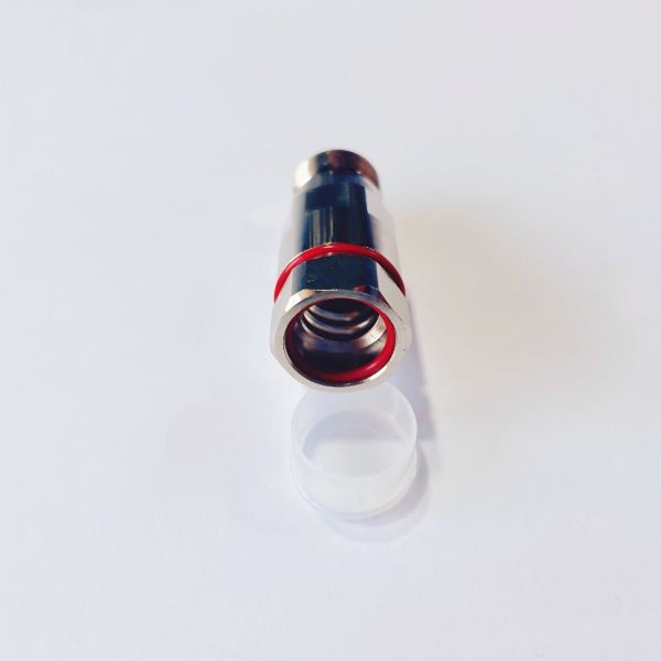 DC-3GHz N Type Female RF Feeder Connector with Gold-plated Brass and PTFE Insulator for Super Flexible Cables