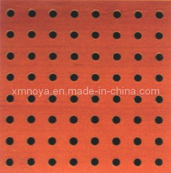 Replaceable Sound Absorption Perforated Wooden Acoustic Board for Wall Decoration