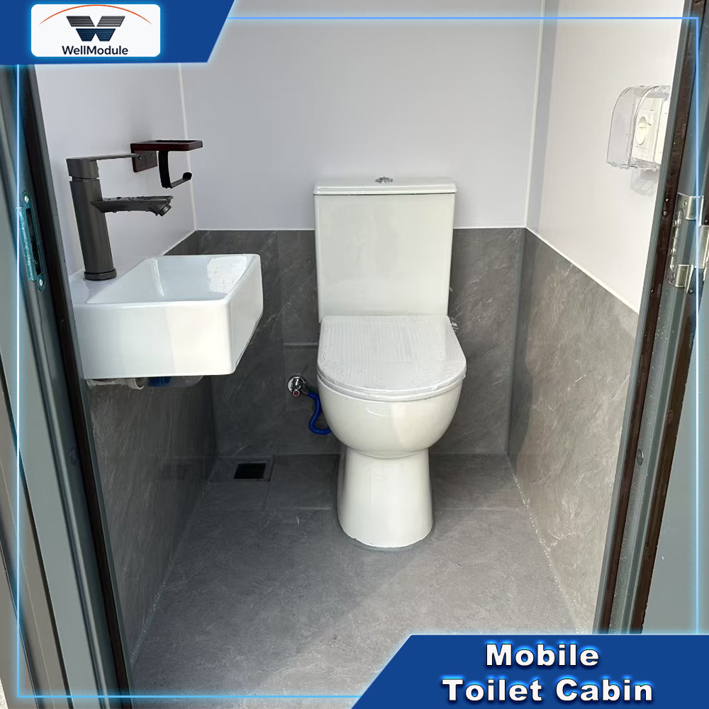 Durable Portable Toilet Cabin for Construction Sites Outdoor Events and Emergency with Easy Installation and Maintenance