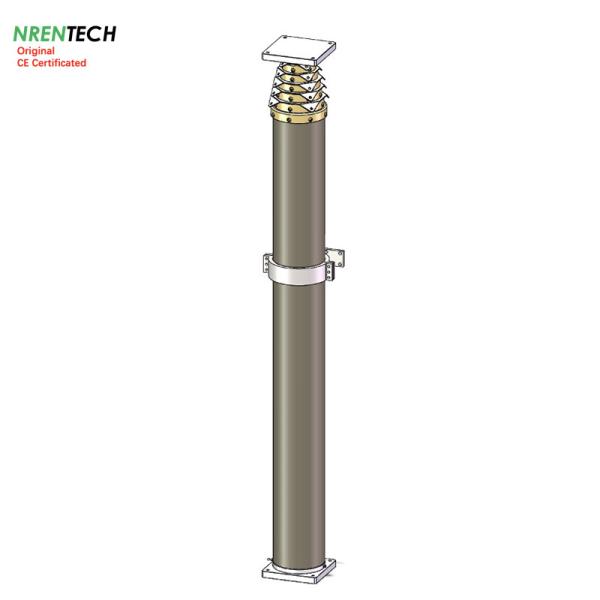 15m pneumatic telescopic mast 400kg payloads NR-3.4-15-400N-7S-160-316