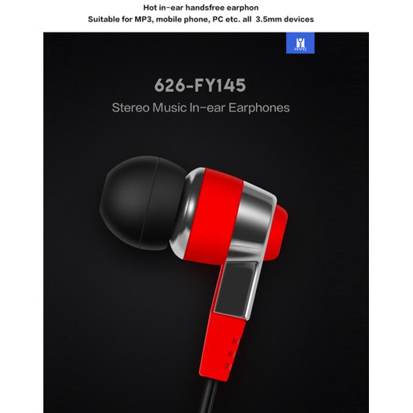 Universal Mobile Phone Wired In Ear Earphones With Mic Clear Calling Music