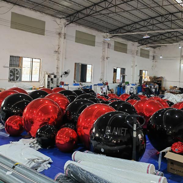 Шарик зеркала PVC воздушного шара зеркала изготовленной на заказ гигантской декоративной раздувной сферы зеркала большой