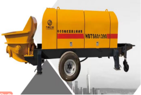Diesel Electric Concrete Transfer Pump 50-80 m3/h Productivity Simple and Convenient