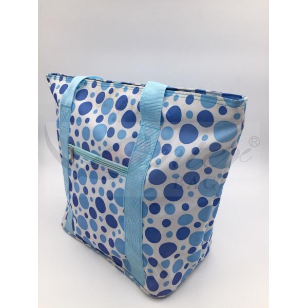 600D Printing Polyester Travel Tote Bags With Zipper Large Capacity 48*35*19 cm