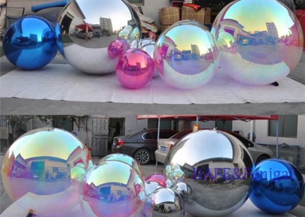 Colorful Inflatable Mirror Balloon PVC Inflatable Ball Big Shiny Inflatable Mirror Ball For Event Decoration