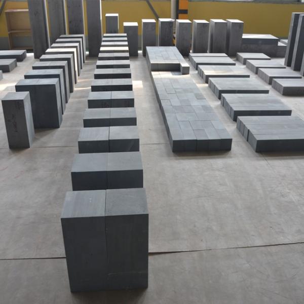 Bloque mullite de zircón fundido de magmalox resistente al desgaste al 75% Al2O3 para horno de calentamiento de acero