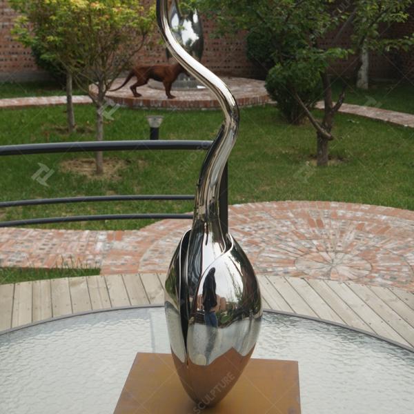 Seed Stainless Steel Garden Sculptures 3.28 Ft Height
