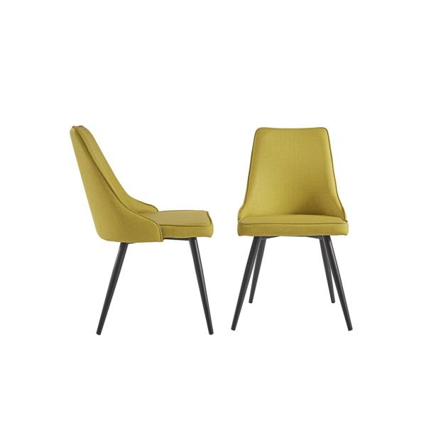Durable 0.2CBM 490mm 970mm Leather Metal Dining Chair