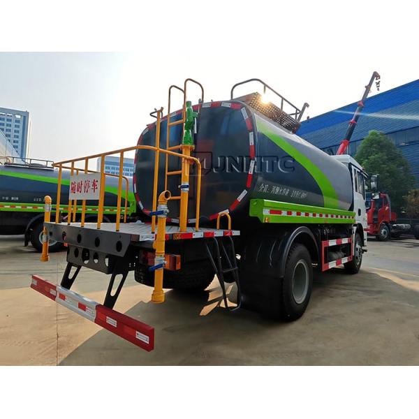 Shacman L3000 Camión del tanque de agua 4X2 200HP Camión del tanque de agua de aleación de aluminio