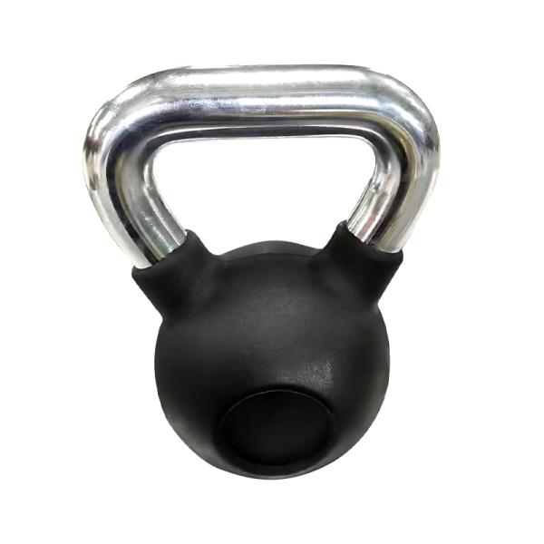 Steel Kettlebell Rubber Coated Dumbbell for Gym Home