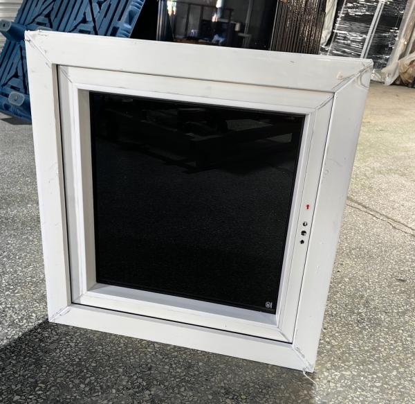 French Style White Frame Upvc Glazed Casement Windows