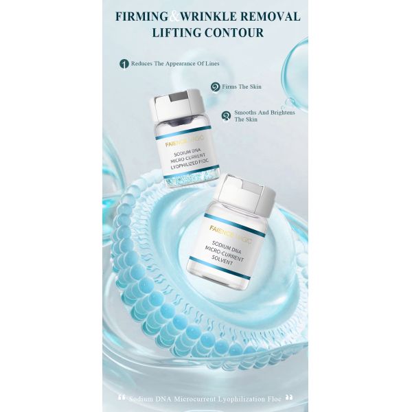 Private Label Cosmetics Ampoule Micro Infusion System Anti Aging Anti Wrinkle Skin Care PDRN Salmon DNA Serum Prp Microneedling