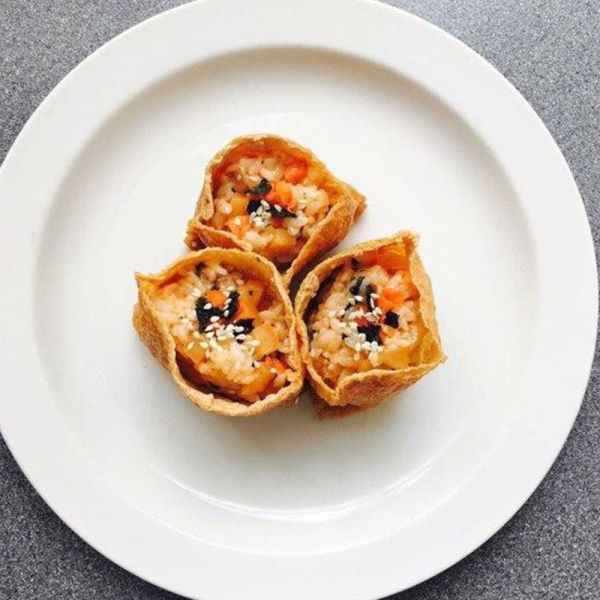 Hot Sale Healthy Fresh Halal Fried Marinated Brushed Vegetarian Meat Frozen Seasoned Oil Tofu Inari Tofu