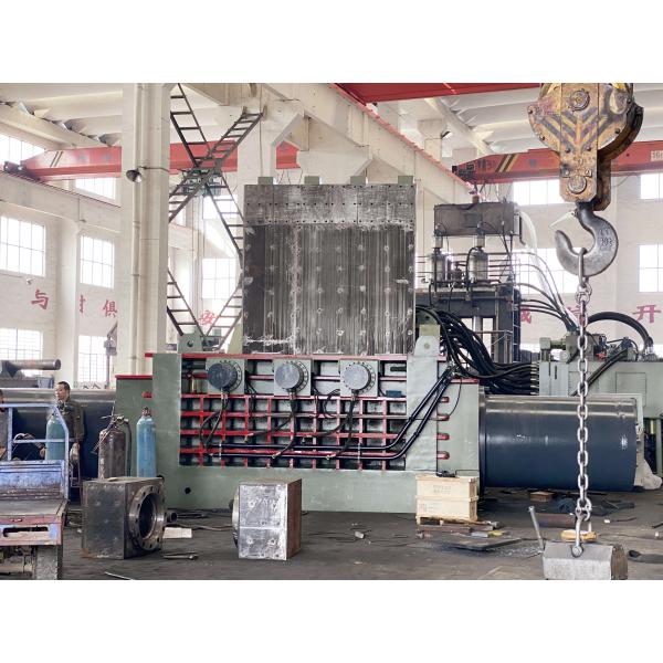 225KW Scrap Metal Baling Device Machine 380V 138 Tons Weight 50 HZ