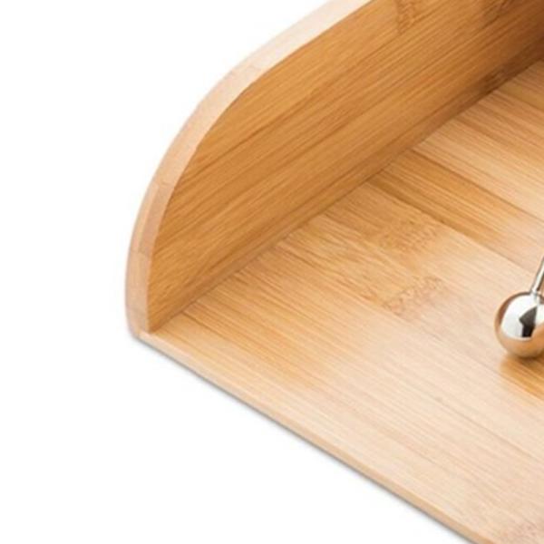 Сертифицированный CE / EU держатель для хранения тканей из бамбука для естественного экологически чистого хранения салфеток