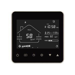 Real Time Fan Controller Wifi Ventilation System VOC PM2.5 CO2 Temperature Humidity