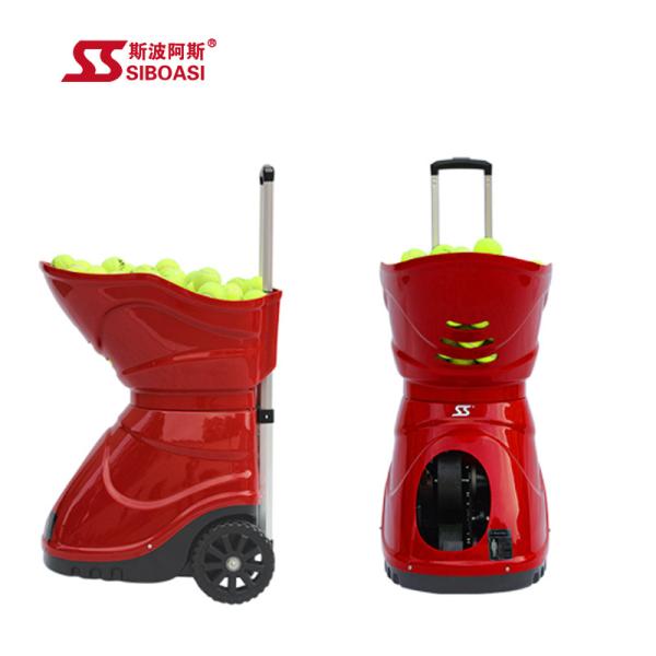 Siboasi W5 Red Tennis Ball Shooting Machine Indoor Outdoor
