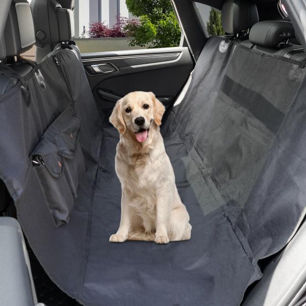 Cheap 600d Oxford Dog Car Seat Cover For Back Seat 100% Scratchproof Pet Car Seat Cover With Nonslip Botton