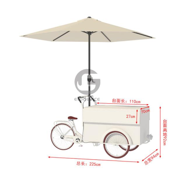 Discover the Secrets of Los Angeles' Tricycle Food Carts Hand Push Operation Mode