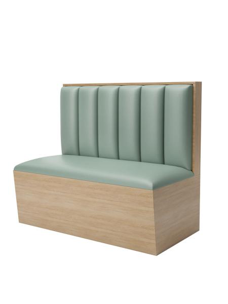 Da cabine comercial do restaurante de 2 pessoas café de assentamento Sofa Bench With Table Sets