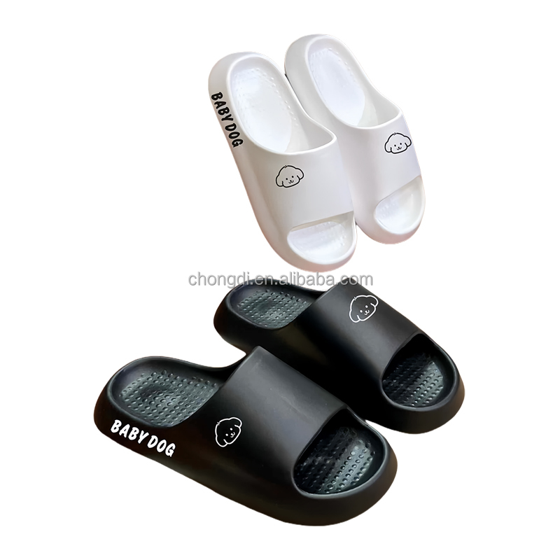 New-stepping Waterproof Casual Slippers for Men and Women Summer Indoor Bathroom Use Non-slip EVA Soft-soled Couple Sandals